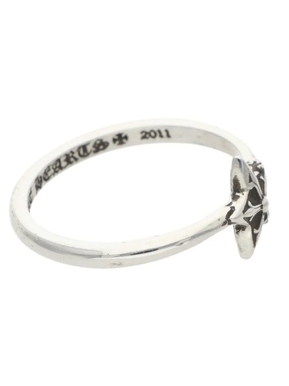 Chrome Hearts Bubblgm Star Bubblegum Silver Ring
